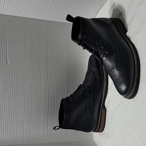 Nunn Bush Men's Memory Foam Boots Black Size 10 - Picture 1 of 8